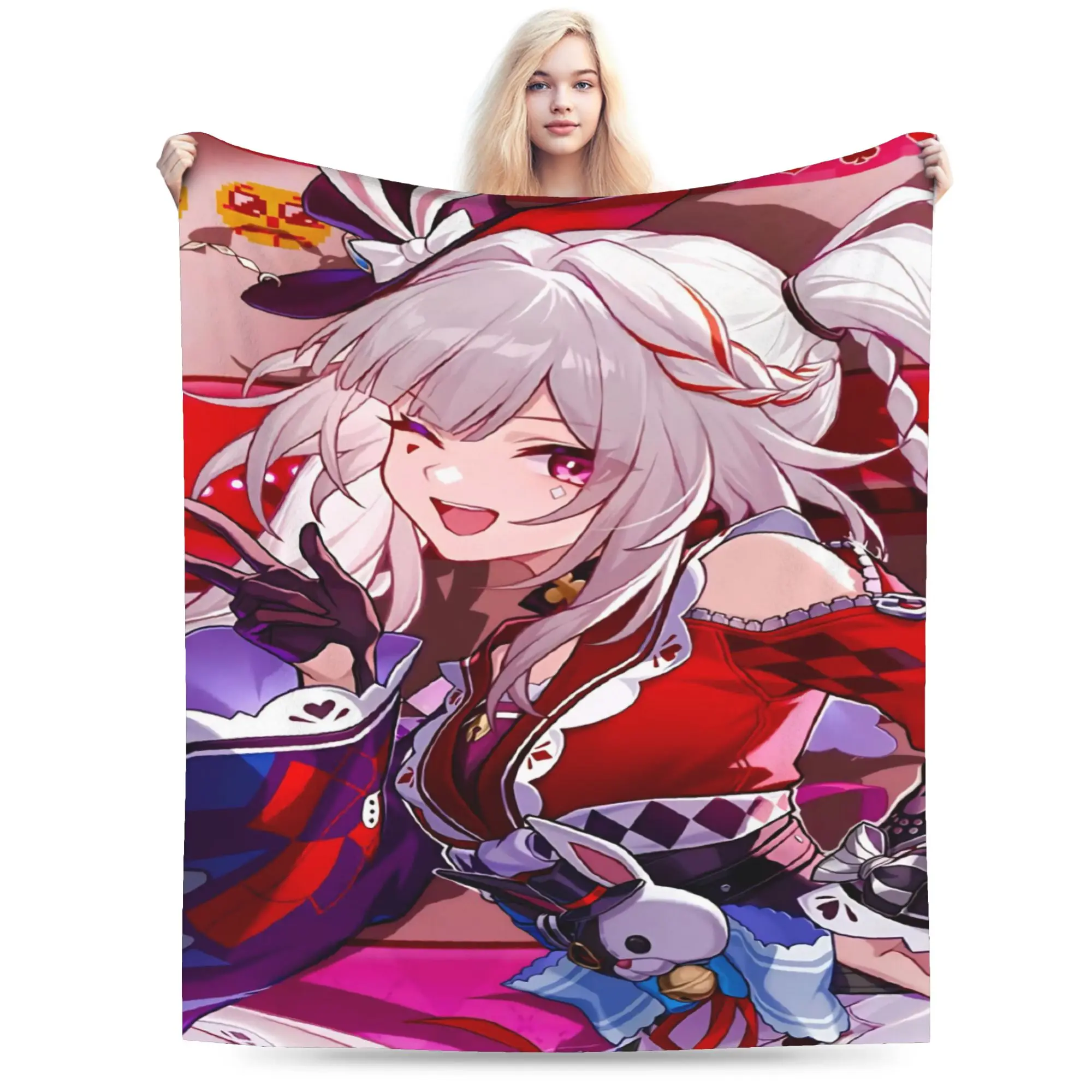 Honkai Star Rail Merch Blankets Ultra-Soft Velvet  Throw Blankets Comfortable Bedding Throws