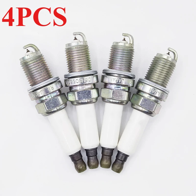 

4PCS 06H905601A Laser Platinum Spark Plug Fit for Audi A3 A4 A5 A6 Q5 R8 S5 TT for VW Golf Jetta Passat Tiguan PFR7S8EG 1675