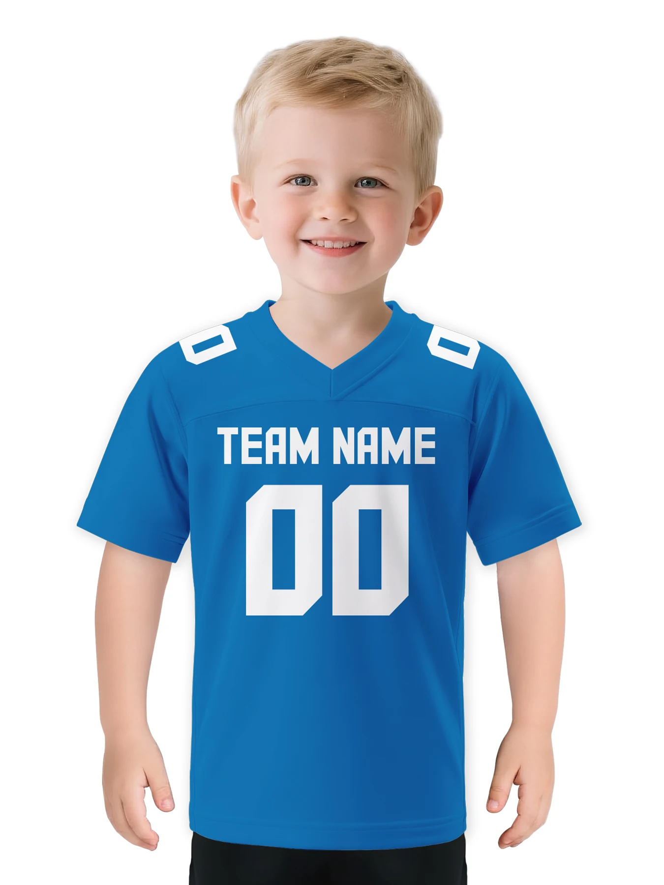Custom American Football Jerseys Youth Kids Personalized Football Shirts with Team Name Number Football Fans Team Jersey Uniform
