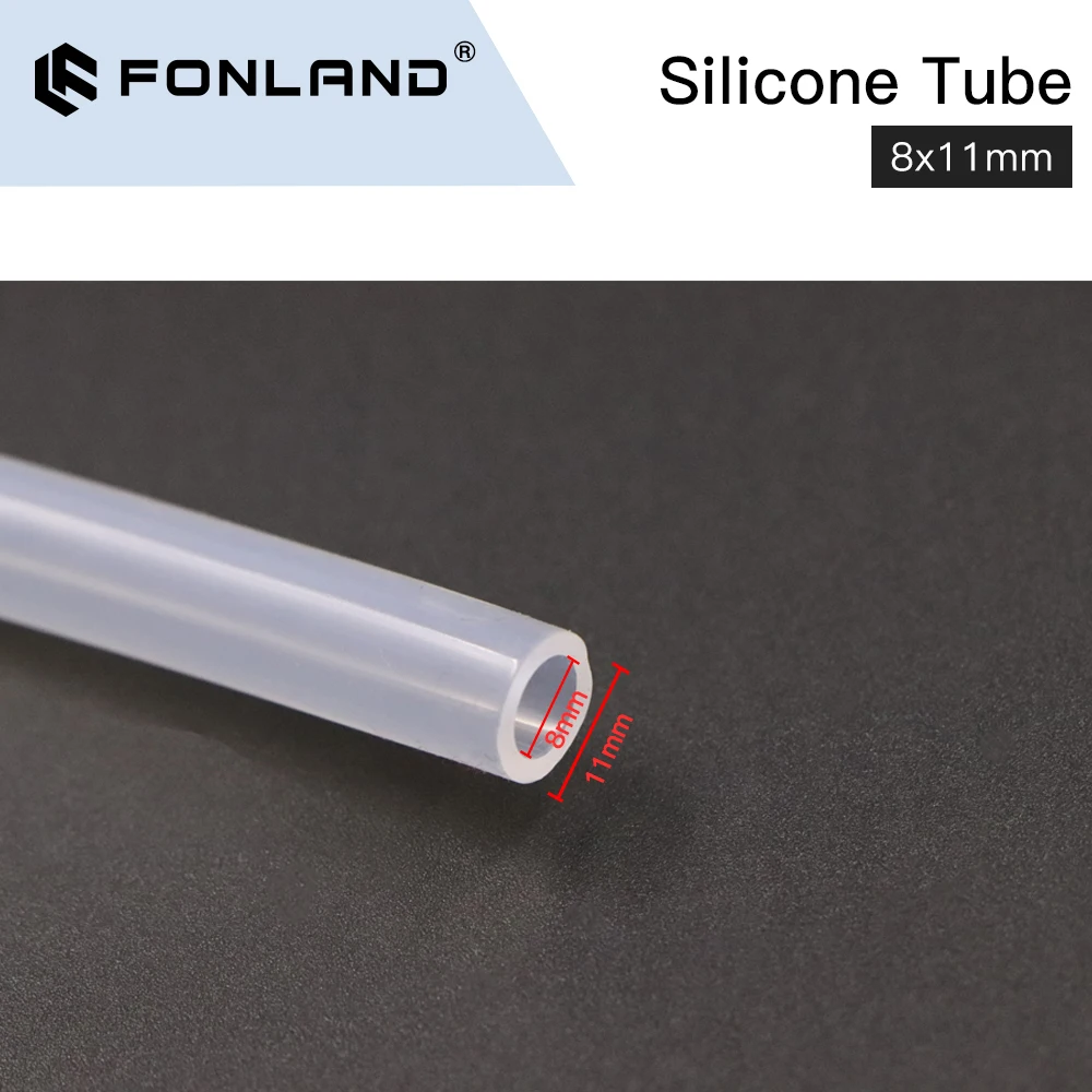 Silicone Tube 7mm 8mm Water Pipe Flexible Hose For Water Sensor Water Pump  Water Chiller For CO2 Laser Cutting Machine