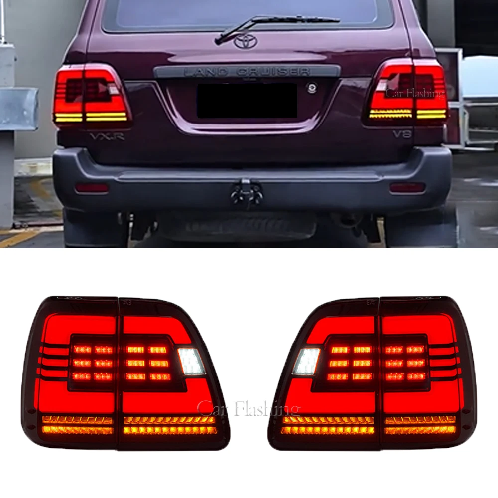 トヨタランドクルーザー100 lc100 1998-2007用カーLEDテールライト