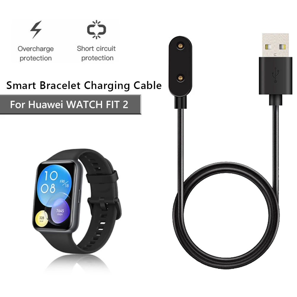 Dla Huawei Watch Fit 2 1m 5V 1A USB magnetyczny kabel ładujący wymiana inteligentny zegarek ładowarka Adapter Dock stojak przewód akcesoria
