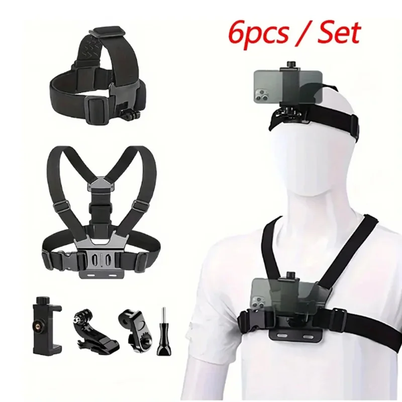 Новый нагрудный ремень для спортивной камеры, собственный угол мобильного телефона на груди для телефона Gopro, улучшенная стабильность Osmo