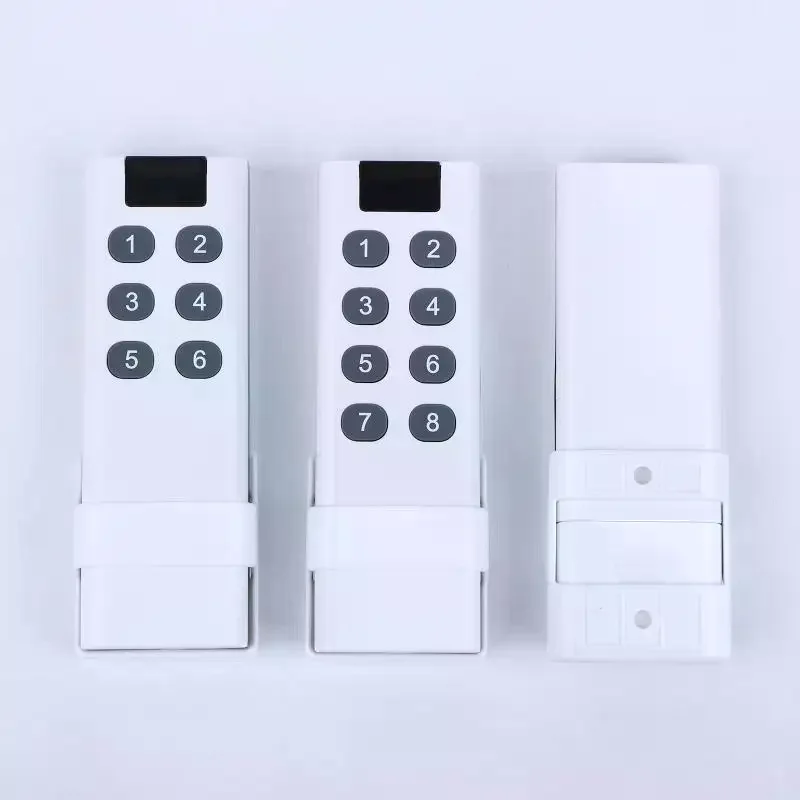 433MHz Wireless Learning Code Digital Remote Control Transmitter For Long Distance Wireless Remote Control With 4/6/8/10 Key