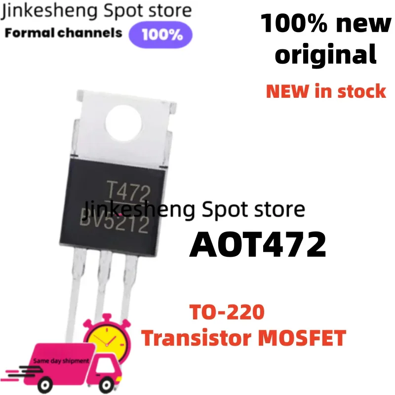 New Original 10-100PCS TO-220 T472 AOT472 140A 75V N-channel mosfet Stock available now