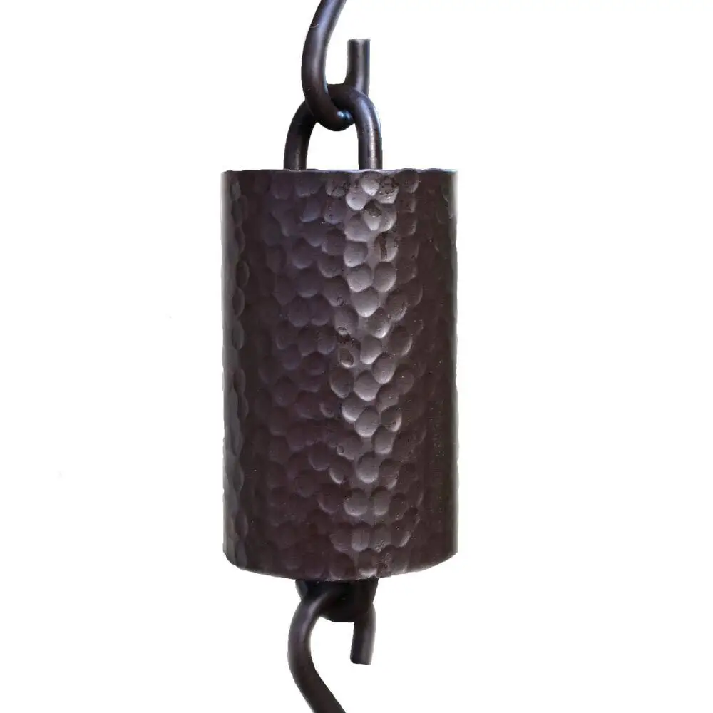 Kenchiku Rain Chain with Installation Kit (Bronze Powder-Coat) (10 Feet), Customized