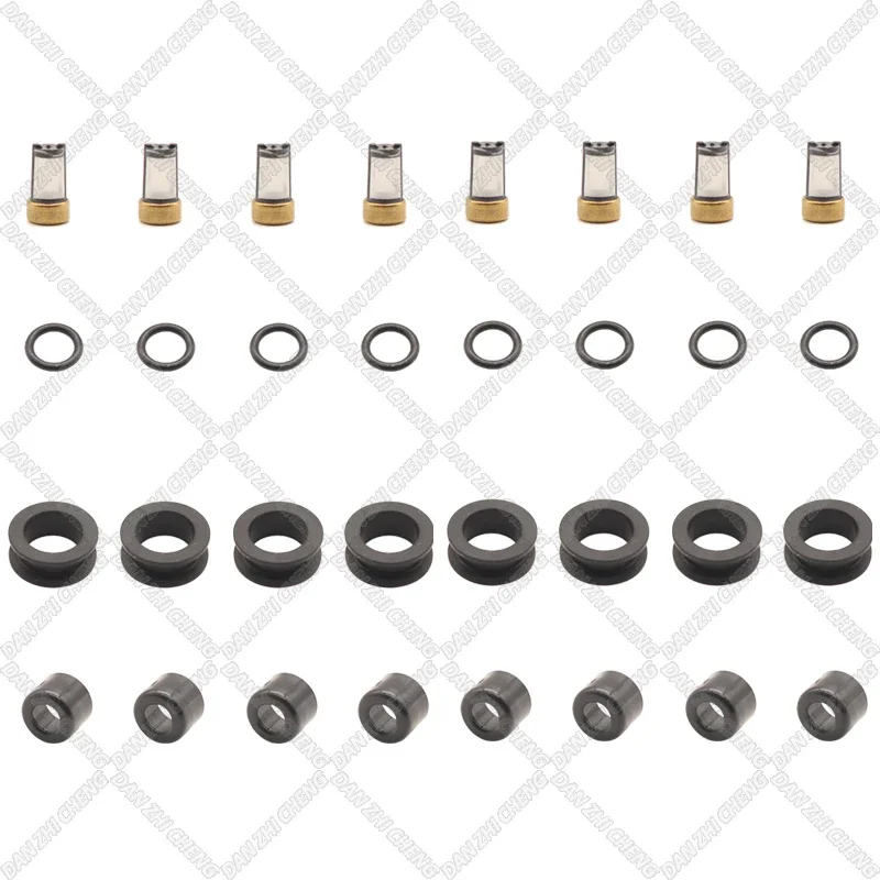 

8 SET For 297500-0790 Fits For Suzuki Swift MZ 1.3L Fuel Injector Service Repair Kit Filters Orings Seals Grommets