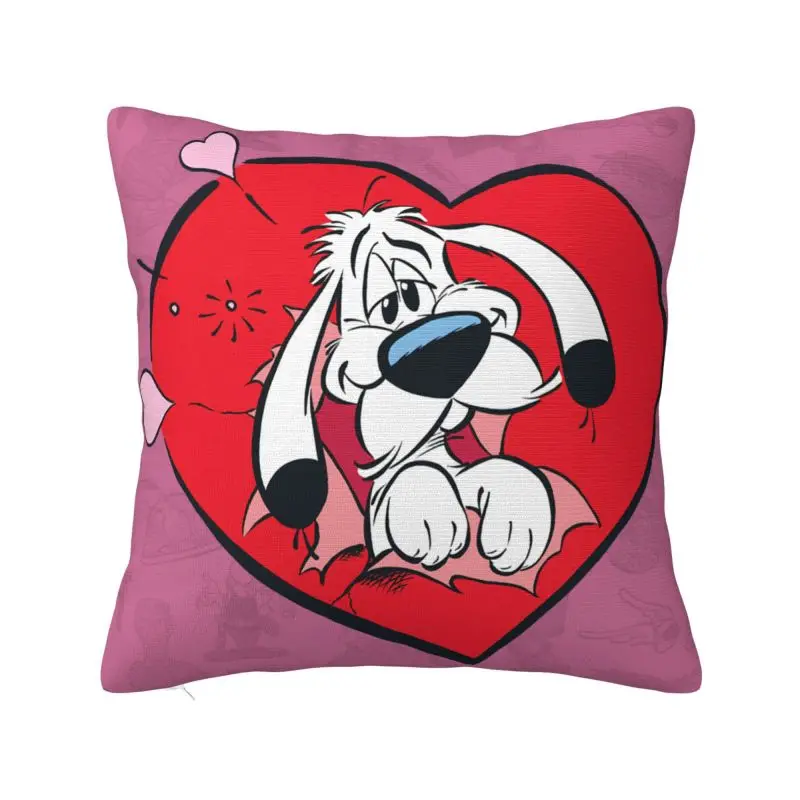 Custom Adventure Manga Getafix Funny Dogmatix Throw Pillow Covers Cushion Cover Decoration Salon Square Pillowcase