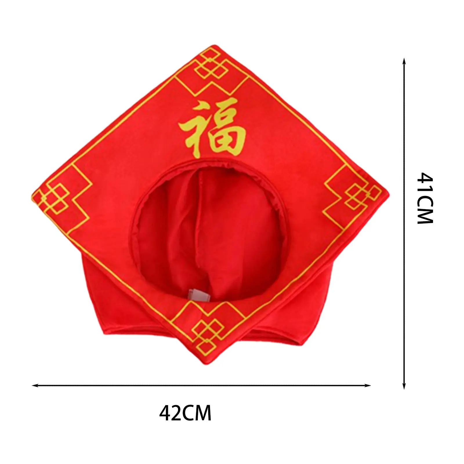 Plush Hat Cute New Year Headpiece Performance Prop Character Headgear Costume Hat Headwear for Masquerade Ball Festival Carnival