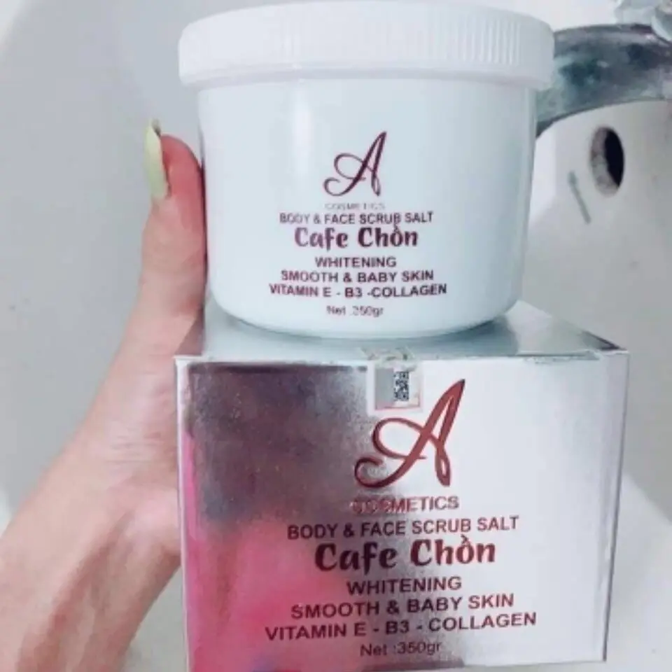 

Вьетнамский скраб для тела и лица Cafe Chon A, 350 г/бутылка, отшелушивающий, очищающий, увлажняющий и осветляющий кожу.