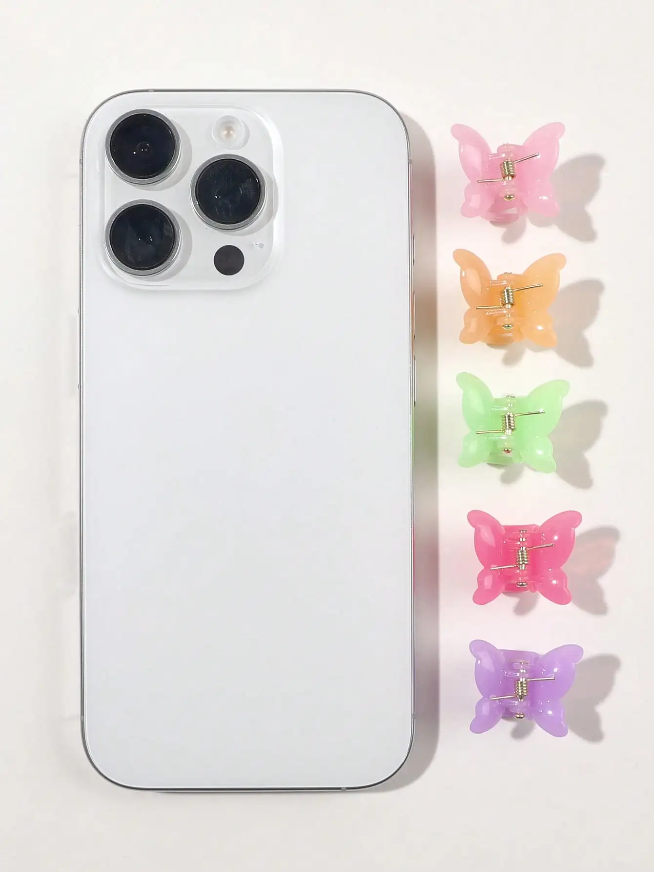 20 Packungen sortierte Haarspangen in Macaron-Farben mit Schmetterlingsmotiv, schöne Mini-Schmetterlings-Haarspangen, niedliche Sommer-Haaraccessoires für Frauen und Mädchen – Detail 13