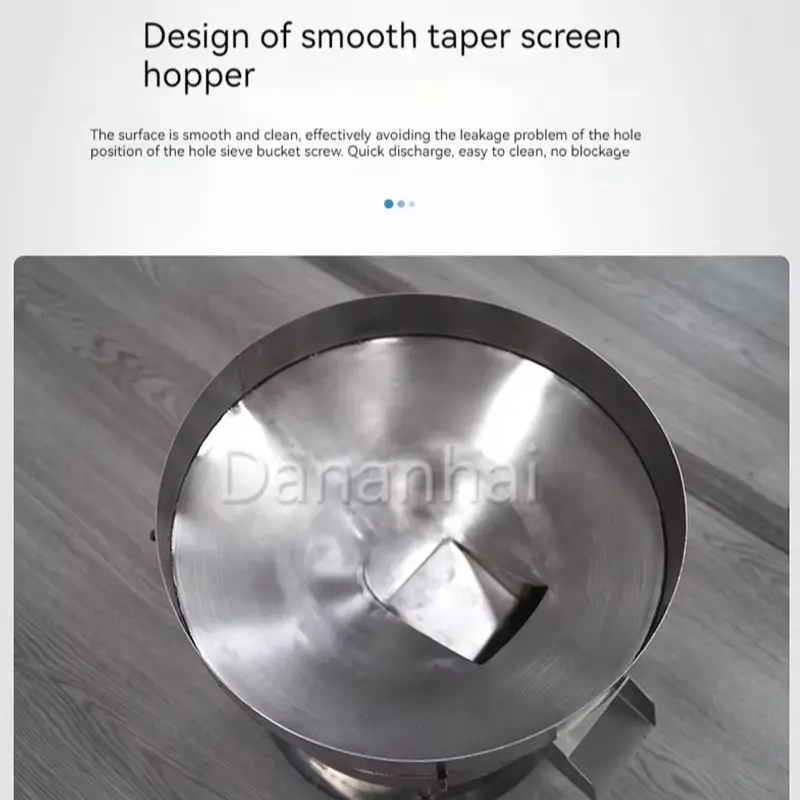 Electric Fine Mesh Sifter, Vibrating Separator Machine, Food Grade Screening Equipment For Starch Production view 4