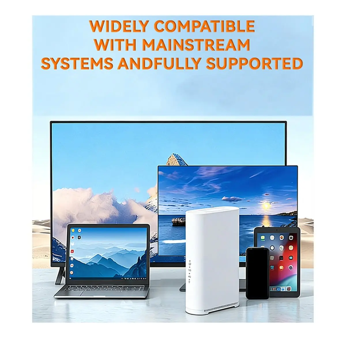 A86G NEW WIFI 6 5G Wireless Gigabit Router with SIM Slot WiFi6 Mobile Wireless Router LTE B42 B43 Band Internal Antennas US