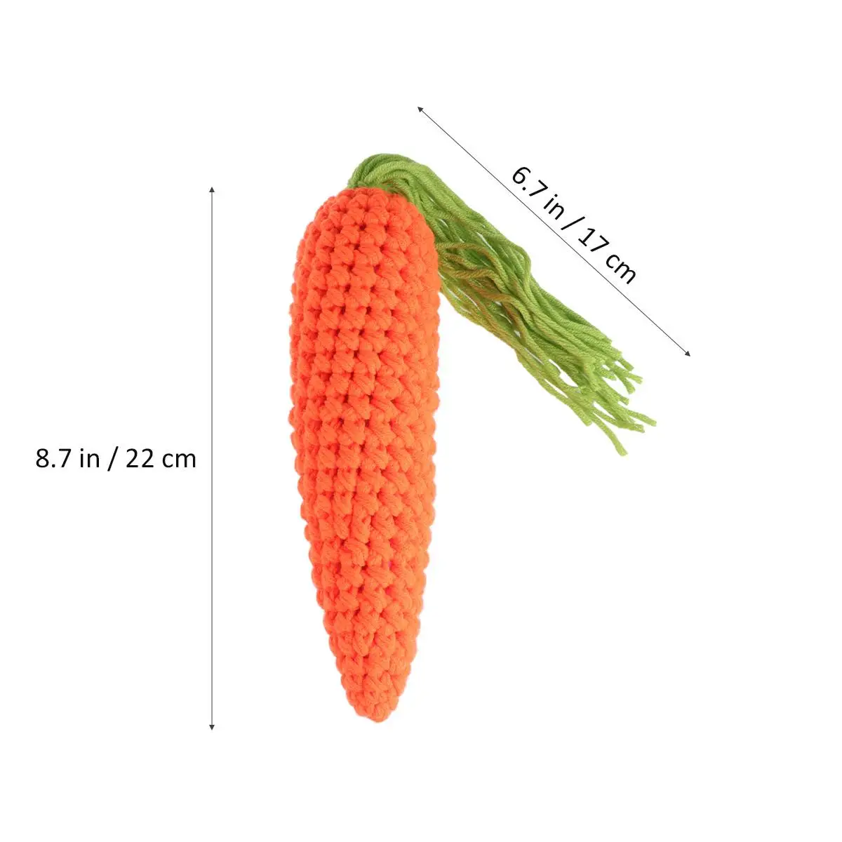 

Crochet Carrot Knit Fruit Carrot Photo Props Knitted Vegetable Props Photography Props