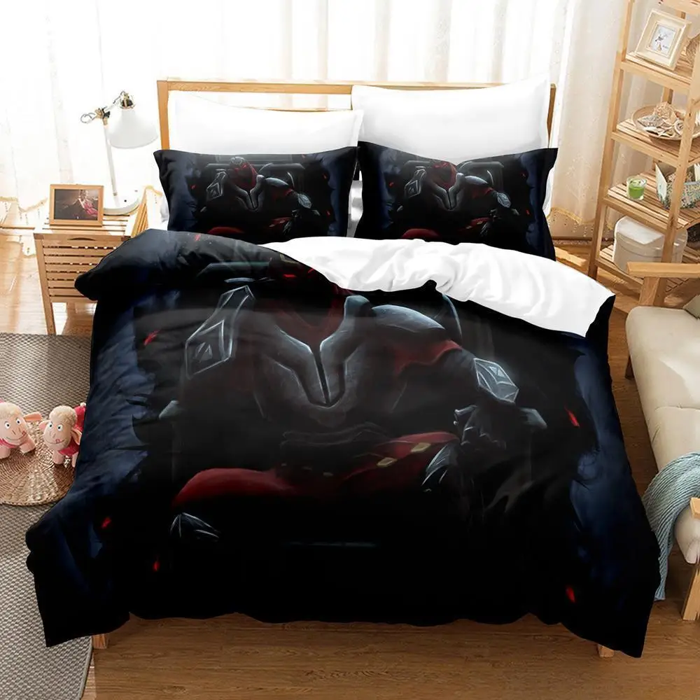 

3d Print Game Anime League of Legends ZED Bedding Set Single Twin Full Queen King Size Bed Set Adult Kid Bedroom Duvetcover Sets