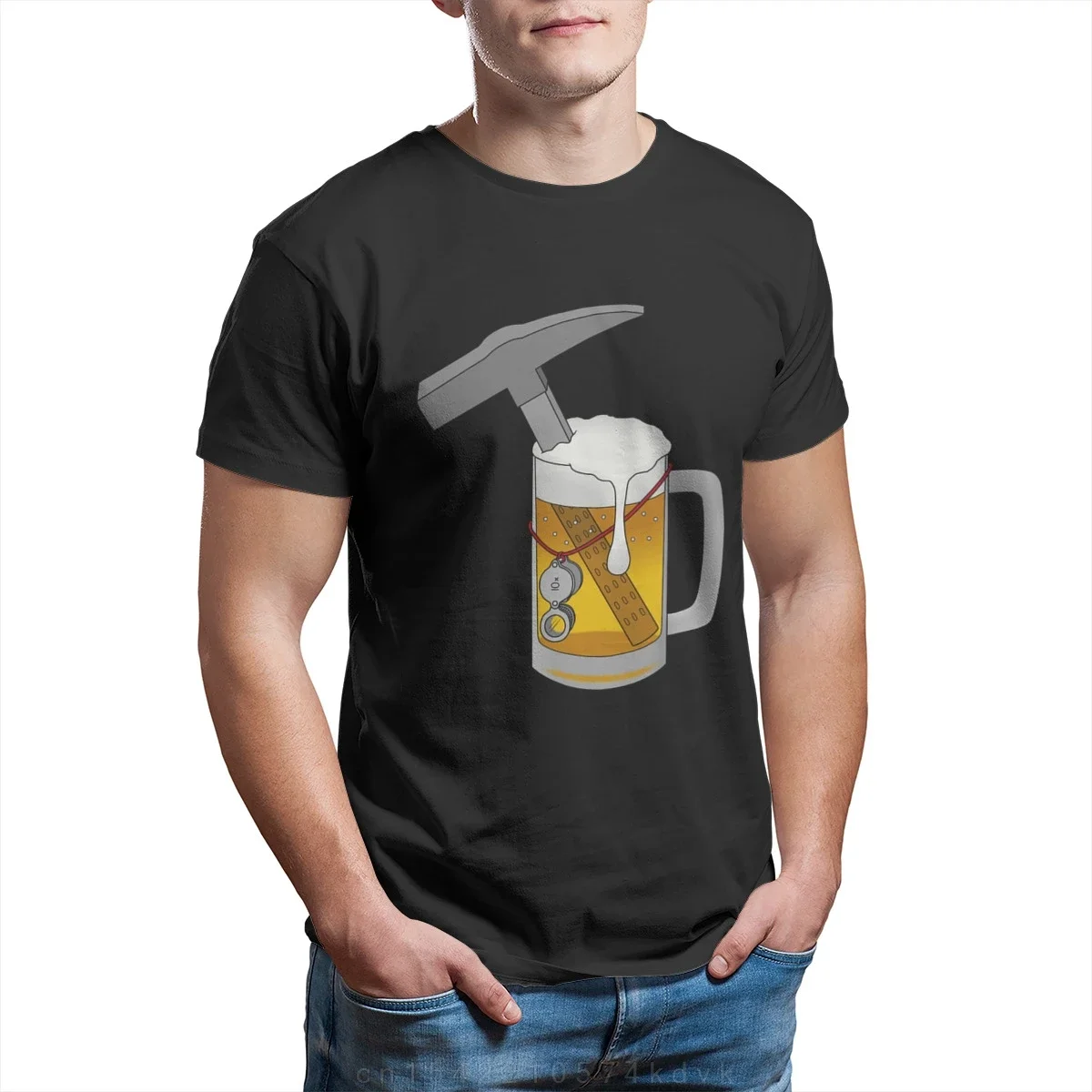 Essentials Custom Wholesale Clothes  4XL 5XL 6XL Hip-Hop Men Clothing 26803 My Drinking Class Has a Geology Problem T-Shirt