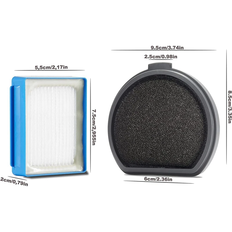 فلتر بديل لمرشح المكنسة الكهربائية AEG ASKQX9، فلتر ما قبل المحرك + طقم ملحقات فلتر النظافة