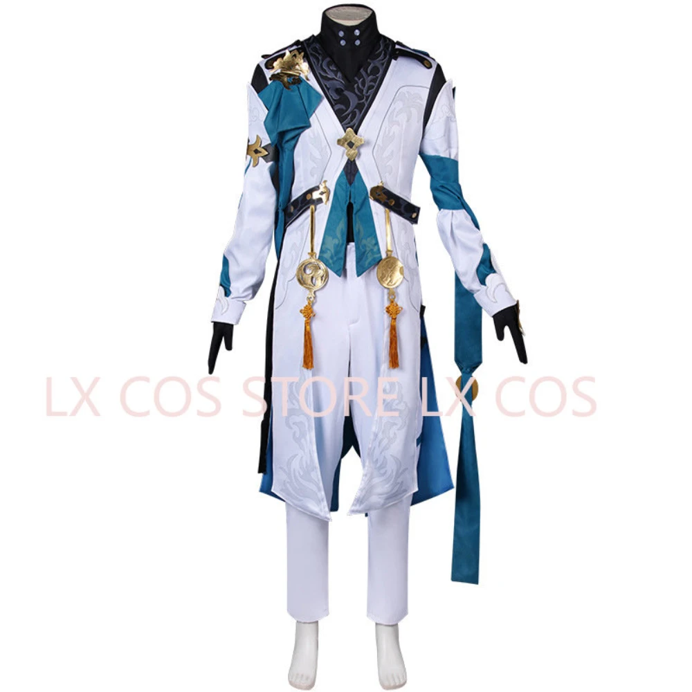 Max New Game Honkai Star Rail Luocha Cosplay Costume Wig Luo cha Chinese Men Cosplay Suit Halloween Carnival Party Suit XS-XXL