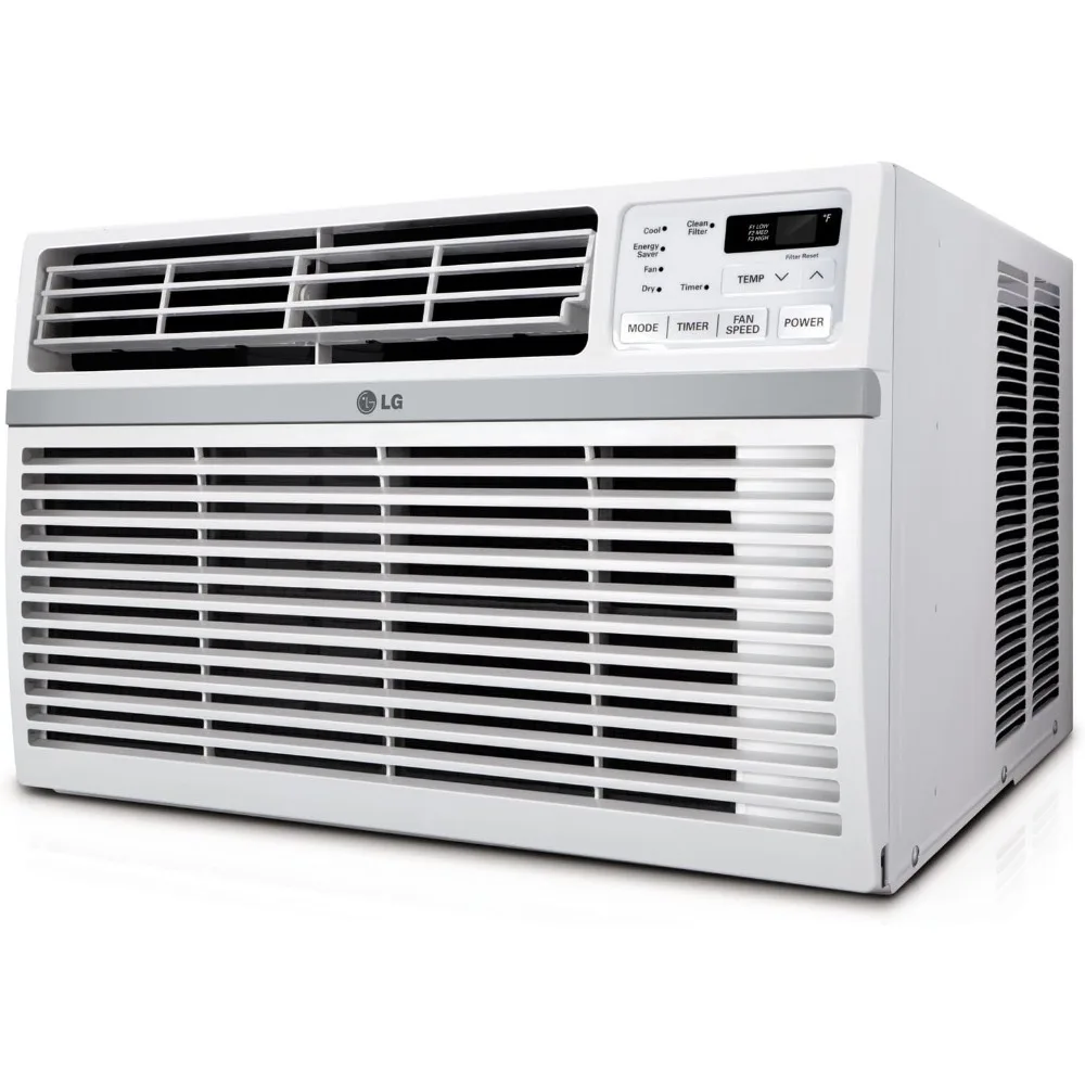 8000 BTU Window Air Conditioner, 115V, Cools 340 Sq.Ft. for Bedroom, Living Room, Apartment, Quiet Operation, Electronic Control