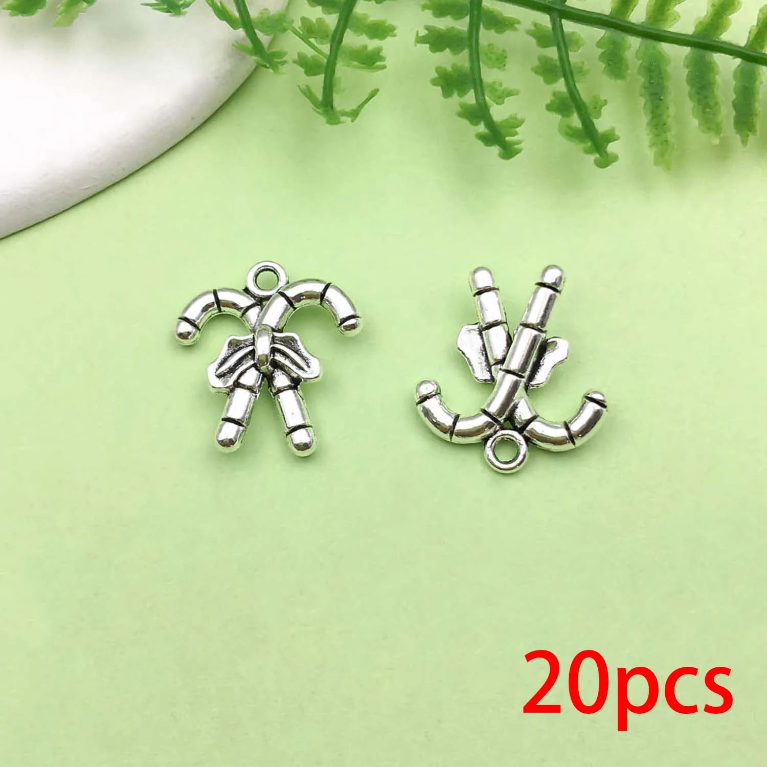 20/43pcs Christmas Decoration Charms Alloy Santa Claus