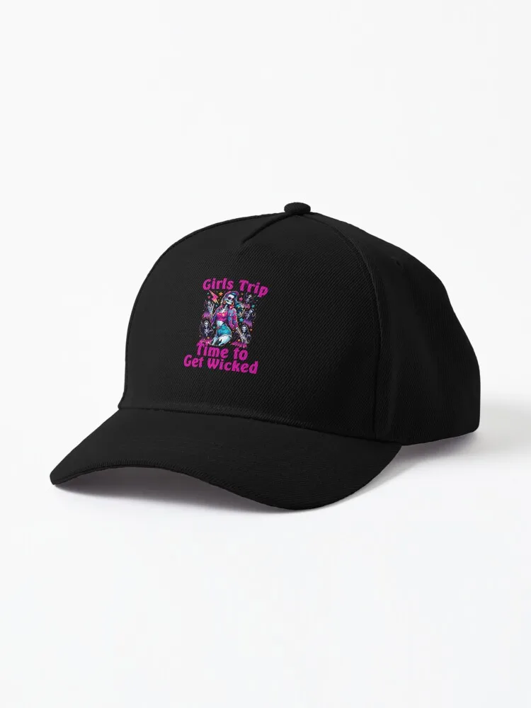 Girls Trip Time to Get Wicked Fun Halloween Group Design Cap