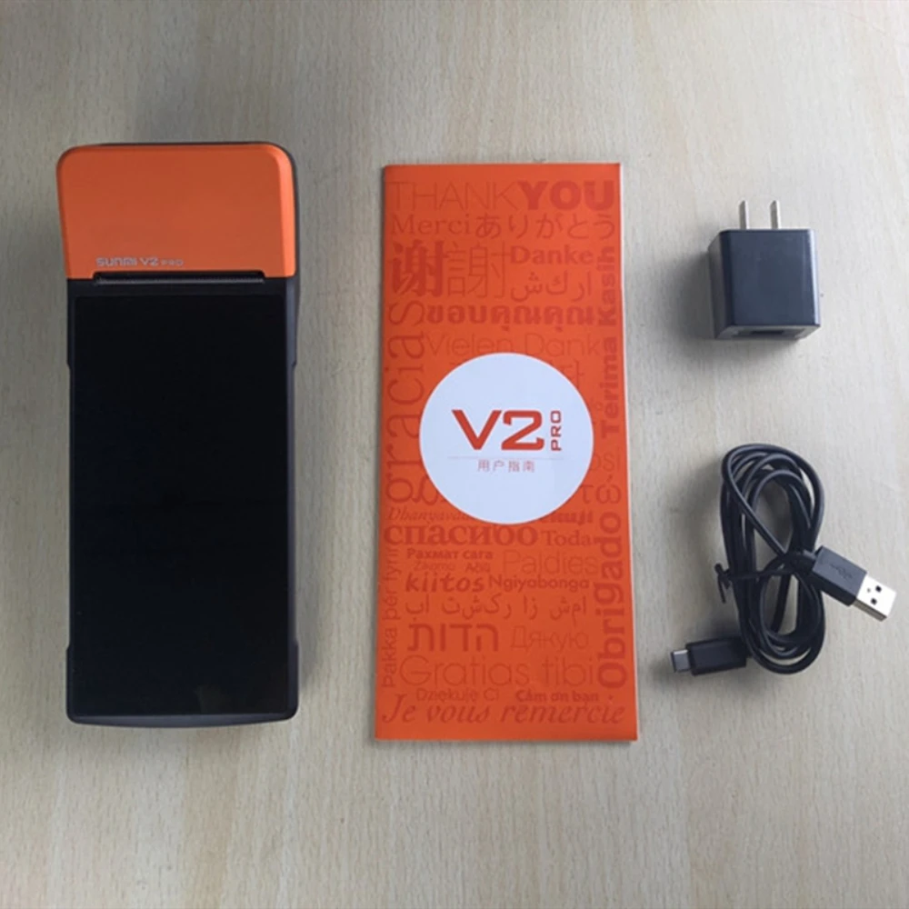 SUNMI OS Other Pos Sunmi V2S 4G GMS Android محطة متنقلة ذكية محمولة AA