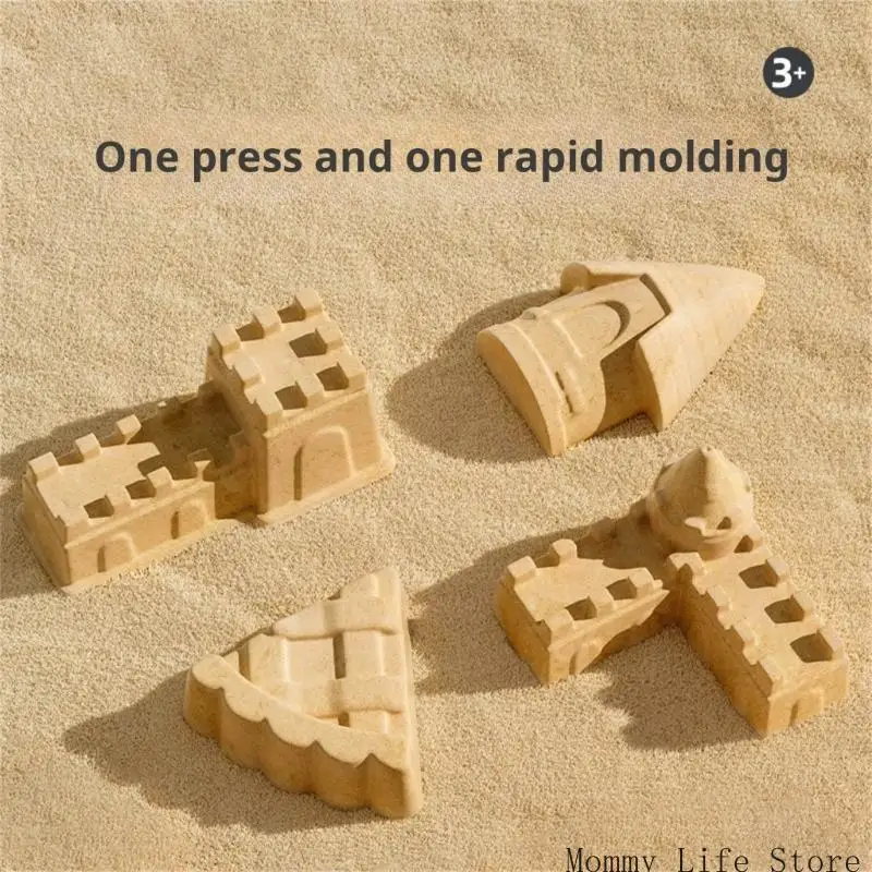 Kreatives Strandspielset aus ABS-Sand, inklusive Eimer, Schaufel und Rechen_voghion.com