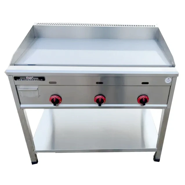 

Hot Sale Customization Commercial 4 Burner Gas Griddle Stainless Steel Standing Flat Plate Gas Grill Griddle