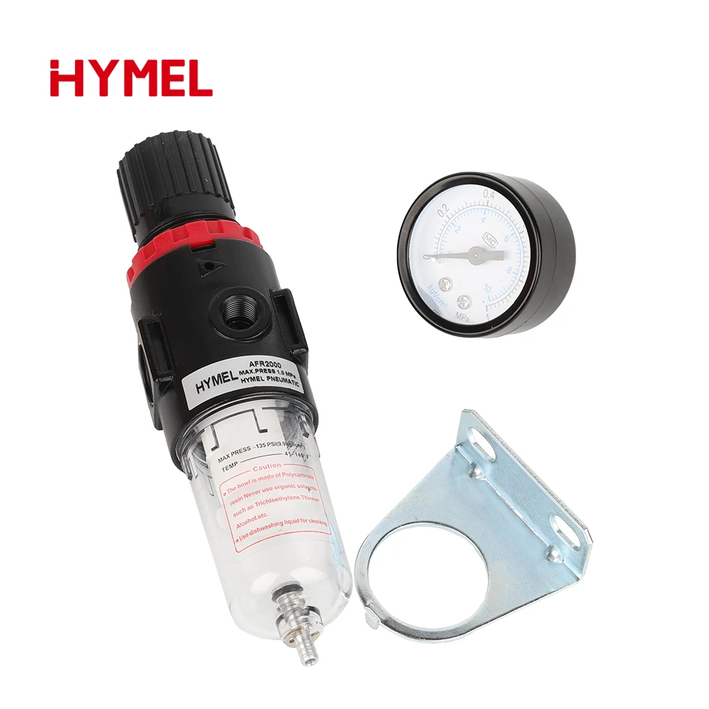 Filtro pneumatico Unità di trattamento dell'aria Regolatore di pressione Compressore Valvola di riduzione Interruttore manometro separazione acqua olio AFR2000
