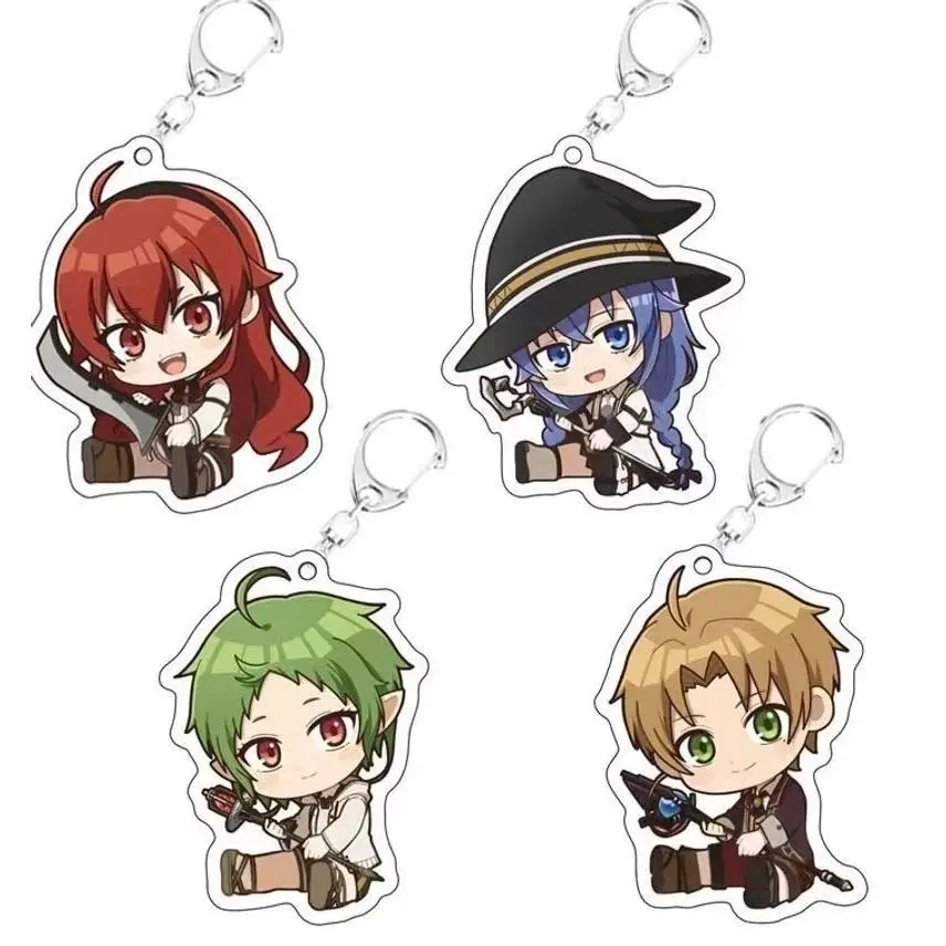 Figurine Anime Erisu Sylphiette, poupée de jeu Roxy Migurdia Greyrat Rudeus, porte-clés modèle, jouet cosplay pour cadeau