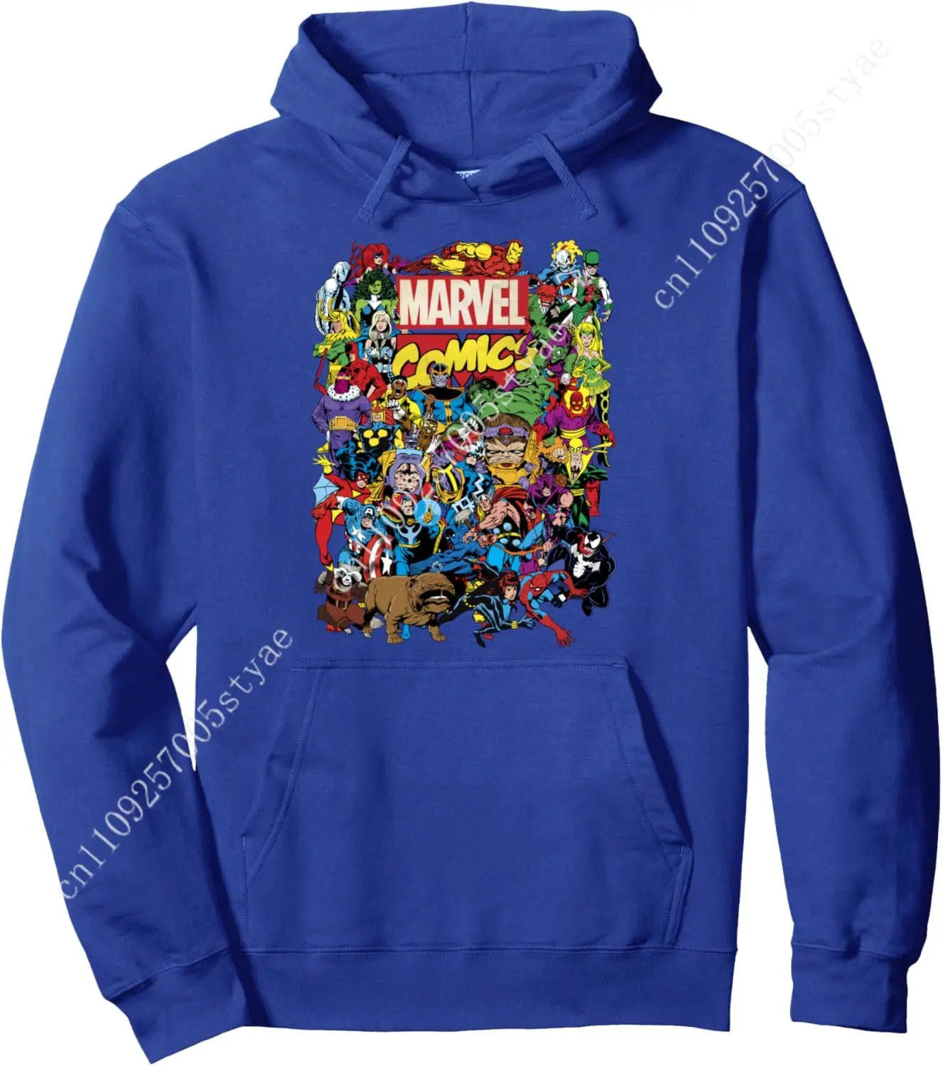 

Marvel Comics Heroes Group Shot Graphic Hoodie Pullover Hoodie