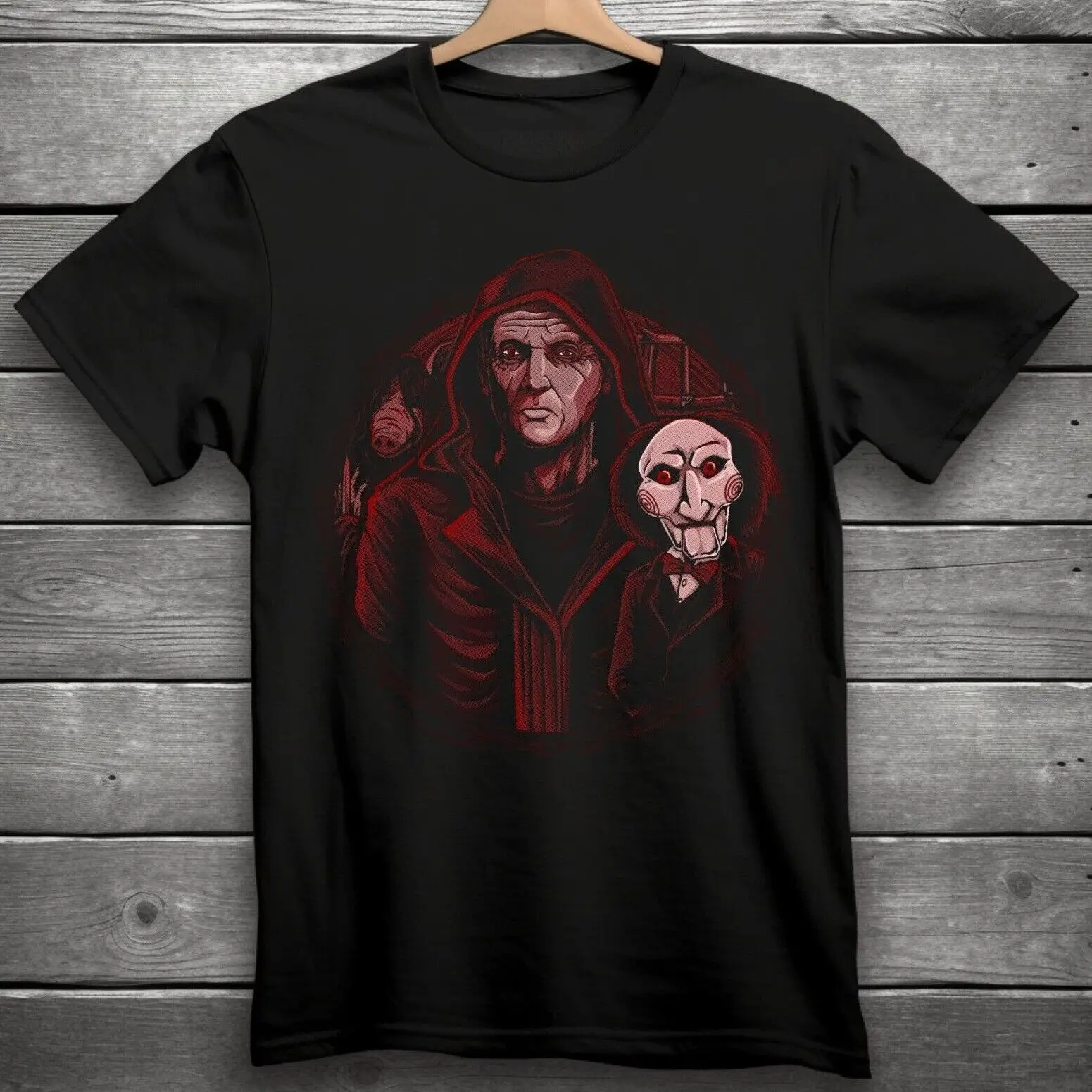 Billy the Puppet Horror T-Shirt Black S-3XL Saw