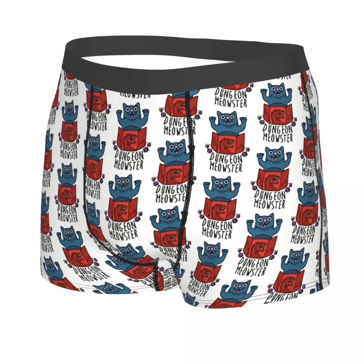 Dungeon Meowster DnD Game Men Boxer Briefs Highly Breathable Underwear High Quality Print Shorts Birthday Gifts