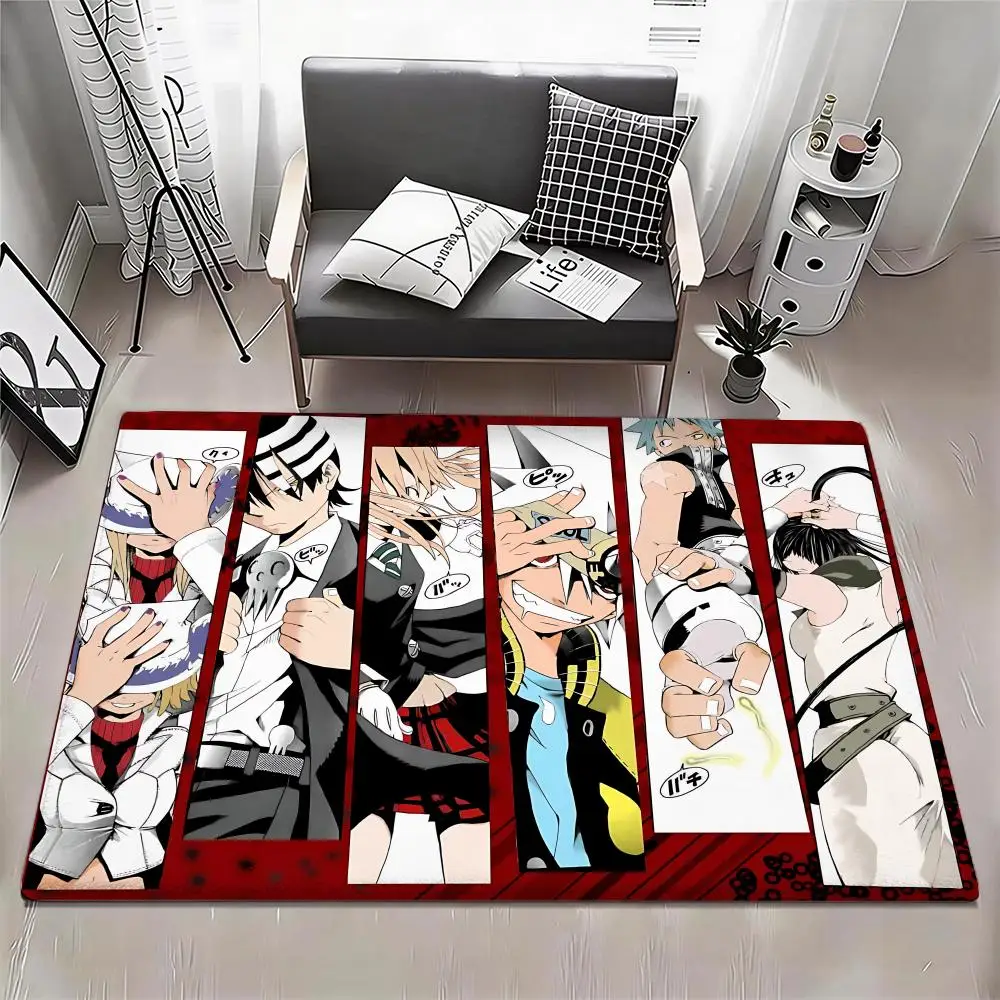 

Японское аниме S-Soul Eater Not! Эко-коврик для пола - Фланелевый придверный коврик, нескользящий, без запаха, для дома, мягкий, коротковорсовый, плюшевый.
