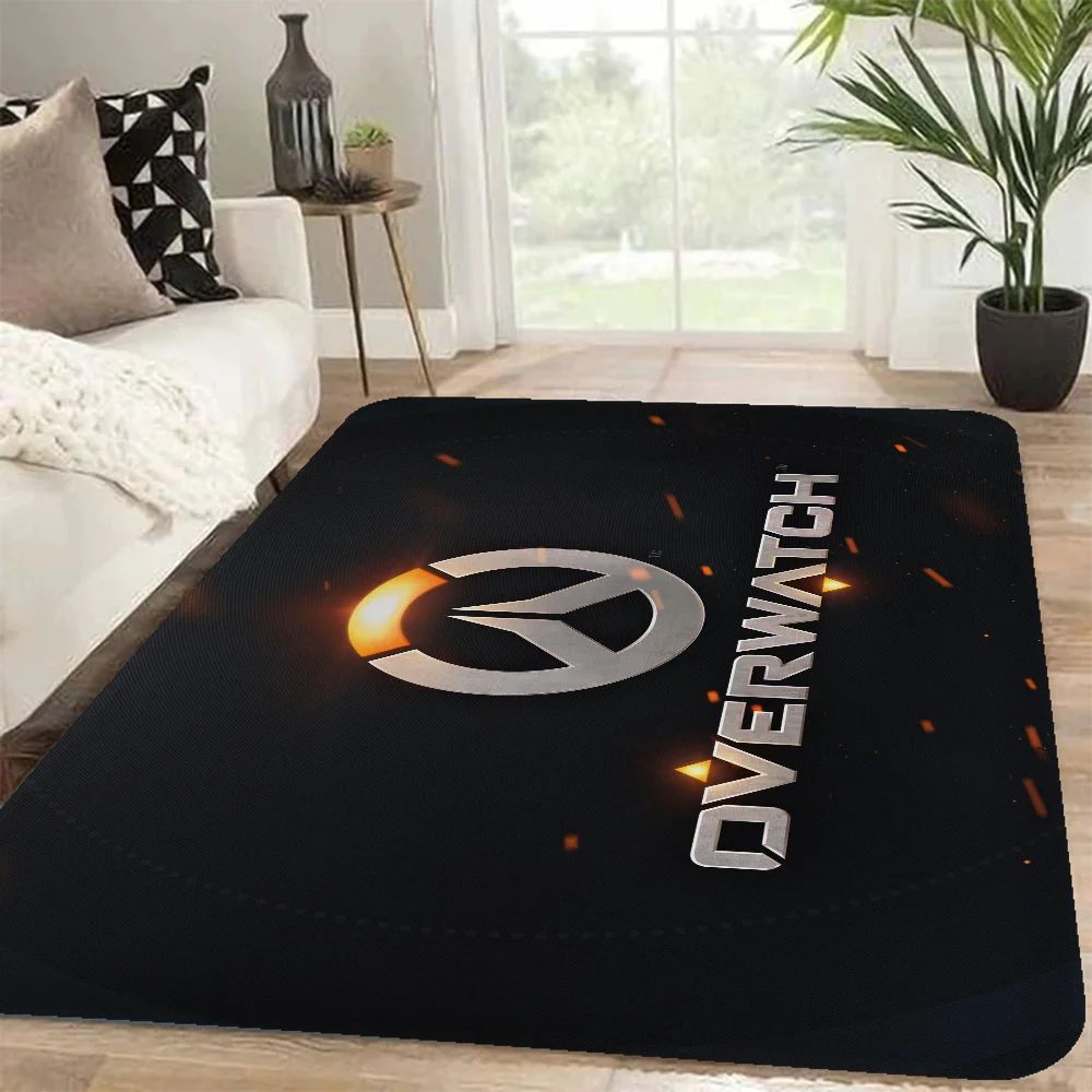 O-Over W-watchS-D Floor Mat Rectangle Anti-slip Home Soft Badmat Front Door Indoor Outdoor Mat Modern Home Decor