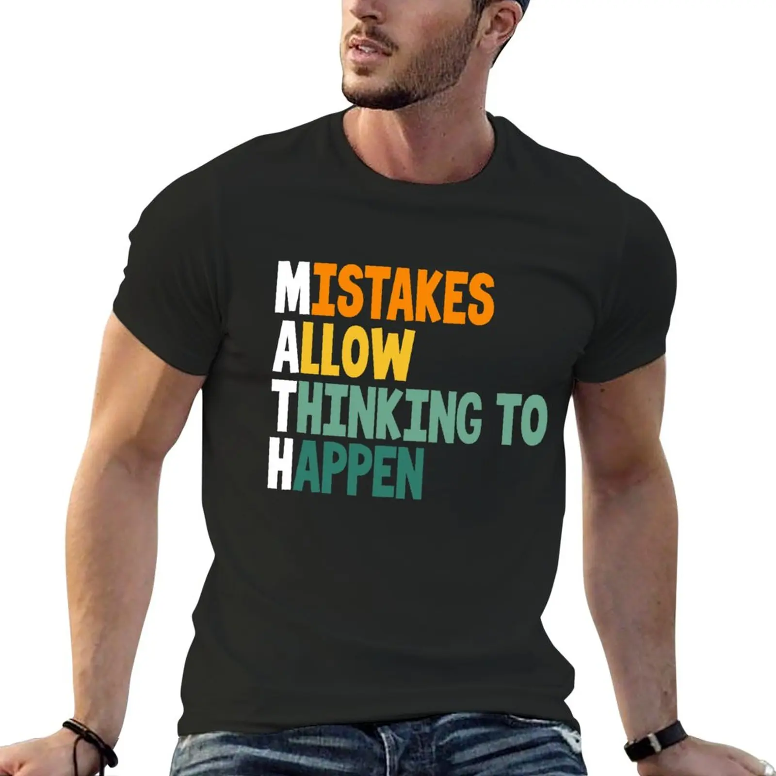 

Mistakes allow thinking to happen shirt, Math Lover Shirt, Teacher Gift, Mathematics School, Funny TShirt , Algebra shir T-Shirt