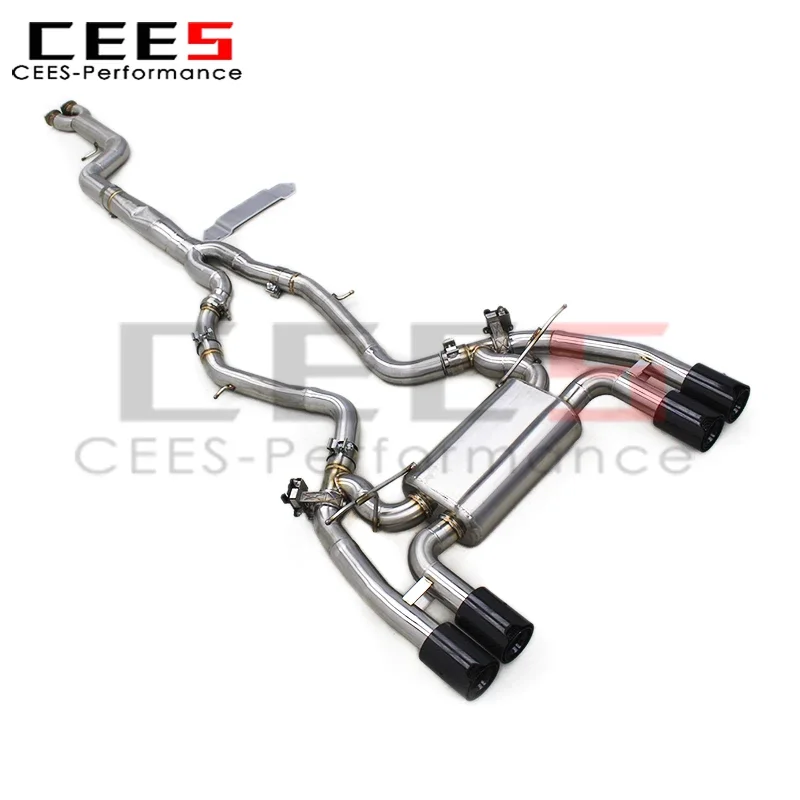 

CEES Performance Exhaust Pipe for BMW M2 Competition/M2C 3.0T F87 S55 2018-2024 Valved Stainless Steel Catback Exhaust System