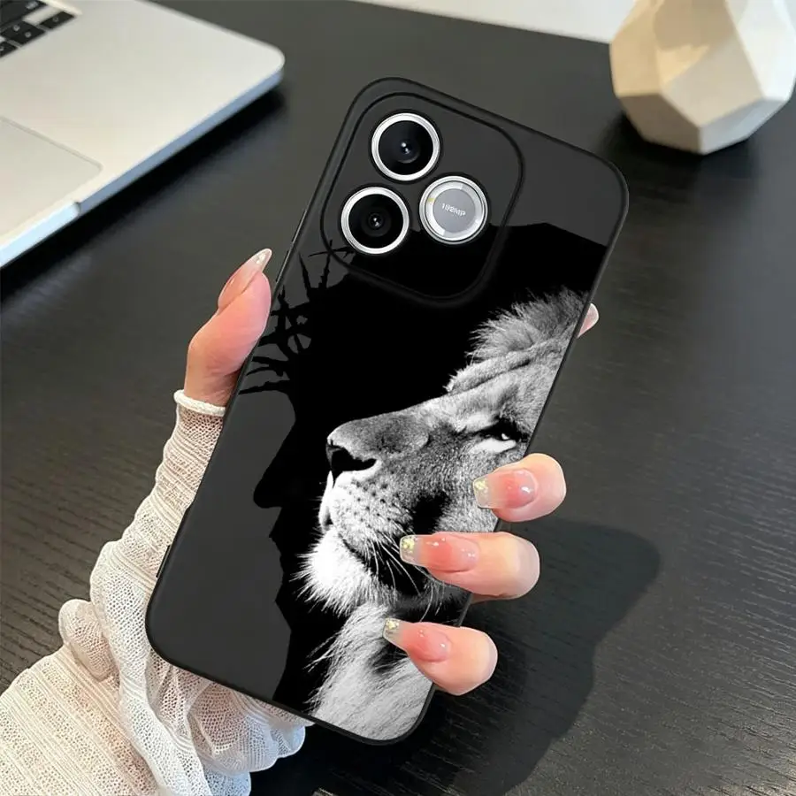 Case for Honor 600 Lite Magic5 X9a X9d 200 400 8X X8 X9c 90 X5b 70 X7 X8d X6 Phone Cover X6d X7d Side Roaring Lion