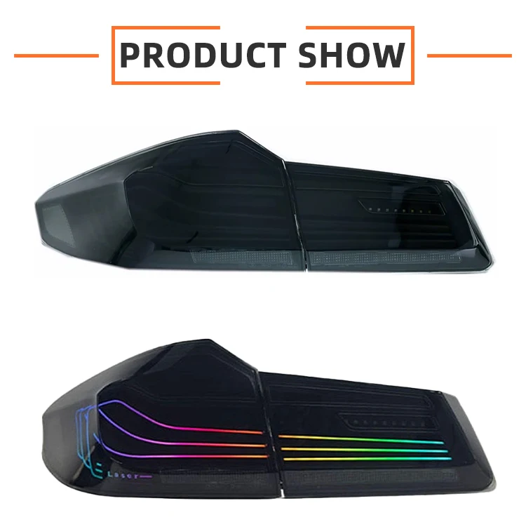 MJ Durable Tail Lamp Assembly for BMW 5 Series M5 Style 2018-2020 G30 G38 New Condition Rear Light Upgrade Taillights view 3