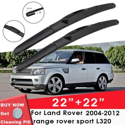 Car Wiper Blade Front Window Windshield Natural Rubber For Land Rover range rover sport L320 2004-2012 22