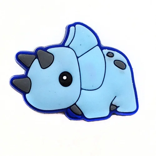 Imagen 2 del producto 1 unidad de accesorios de colgantes para zapatos de PVC con animales de dibujos animados bonitos, decoraciones para zapatos, alfileres para sandalias, regalos DIY para niños, mujeres y niños