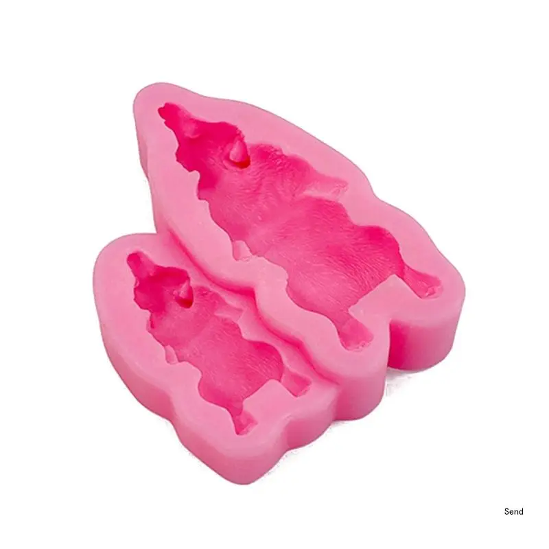 Handmade Sleepy Dog Silicone Resin Molds Sleeping Pet Dog Family Resin Casting Molds Puppy Resin Mold Craft Tools