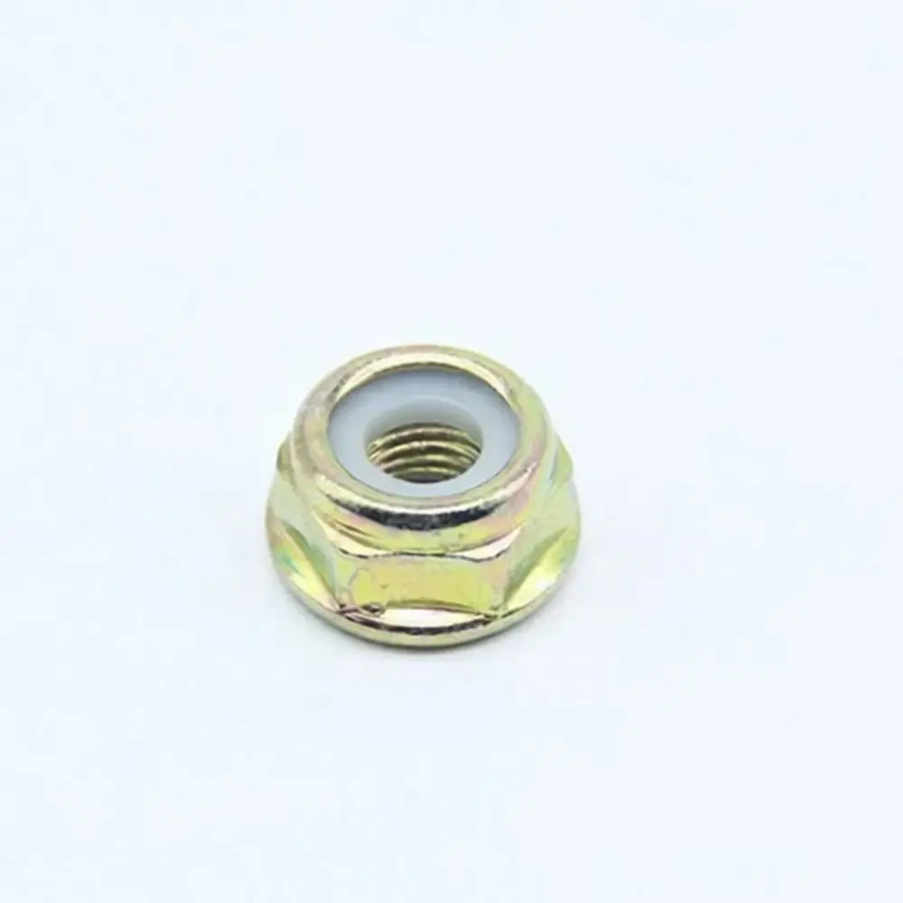 M10X1 25 Nut For Lawnmower Blade Reverse Thread Fastener Vibration Proof Metal Hardware Component Garden Equipment Repair Tool
