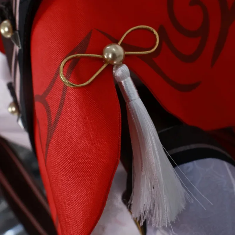 Genshin Impact Skin Lantern Rite Hu Tao Cherries Snow Laden Hutao Dress Wig Outfits Chinese Traditional Cosplay Costumex;2'c,5.