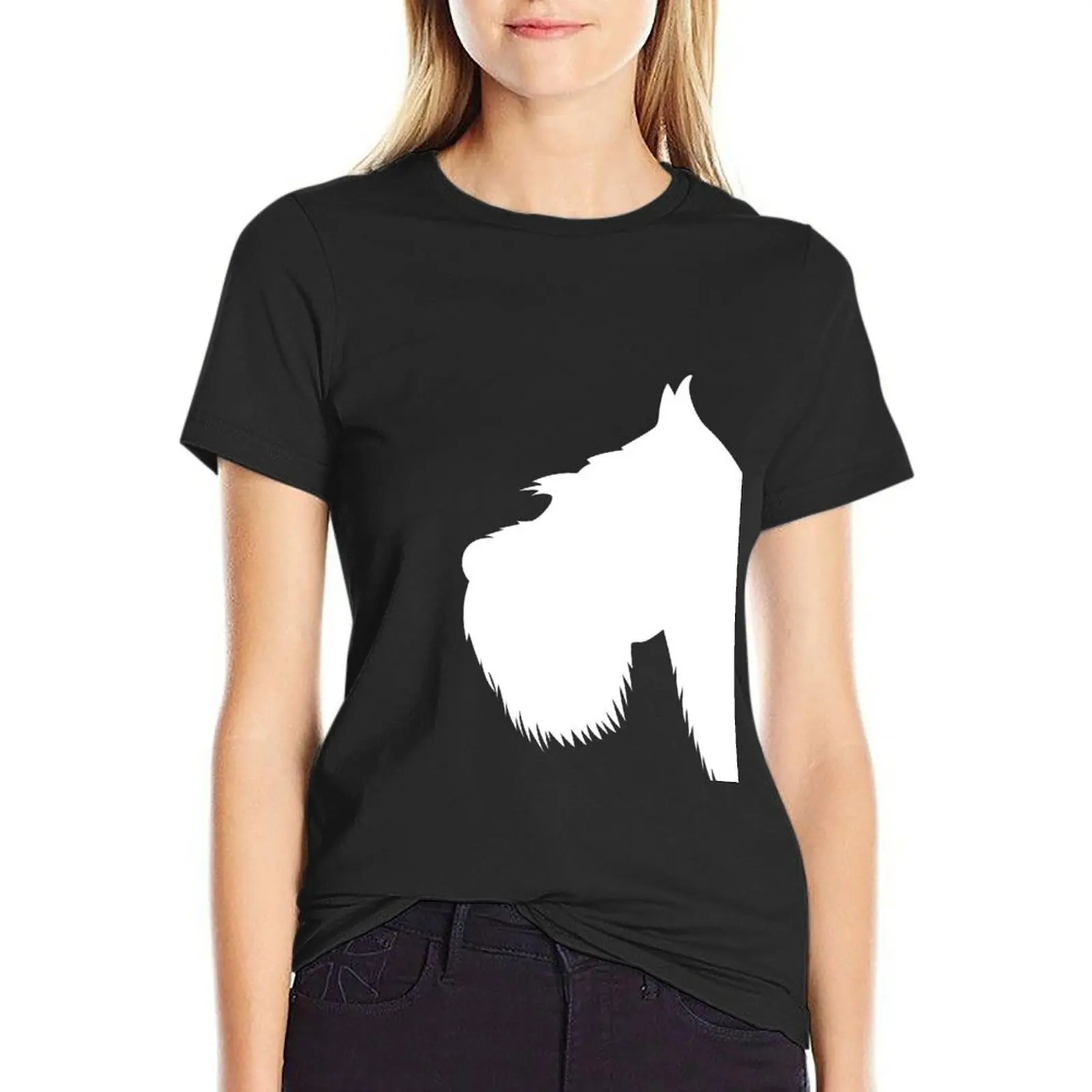 My Schnauzer white T-Shirt female anime clothes aesthetic clothes Women t shirt