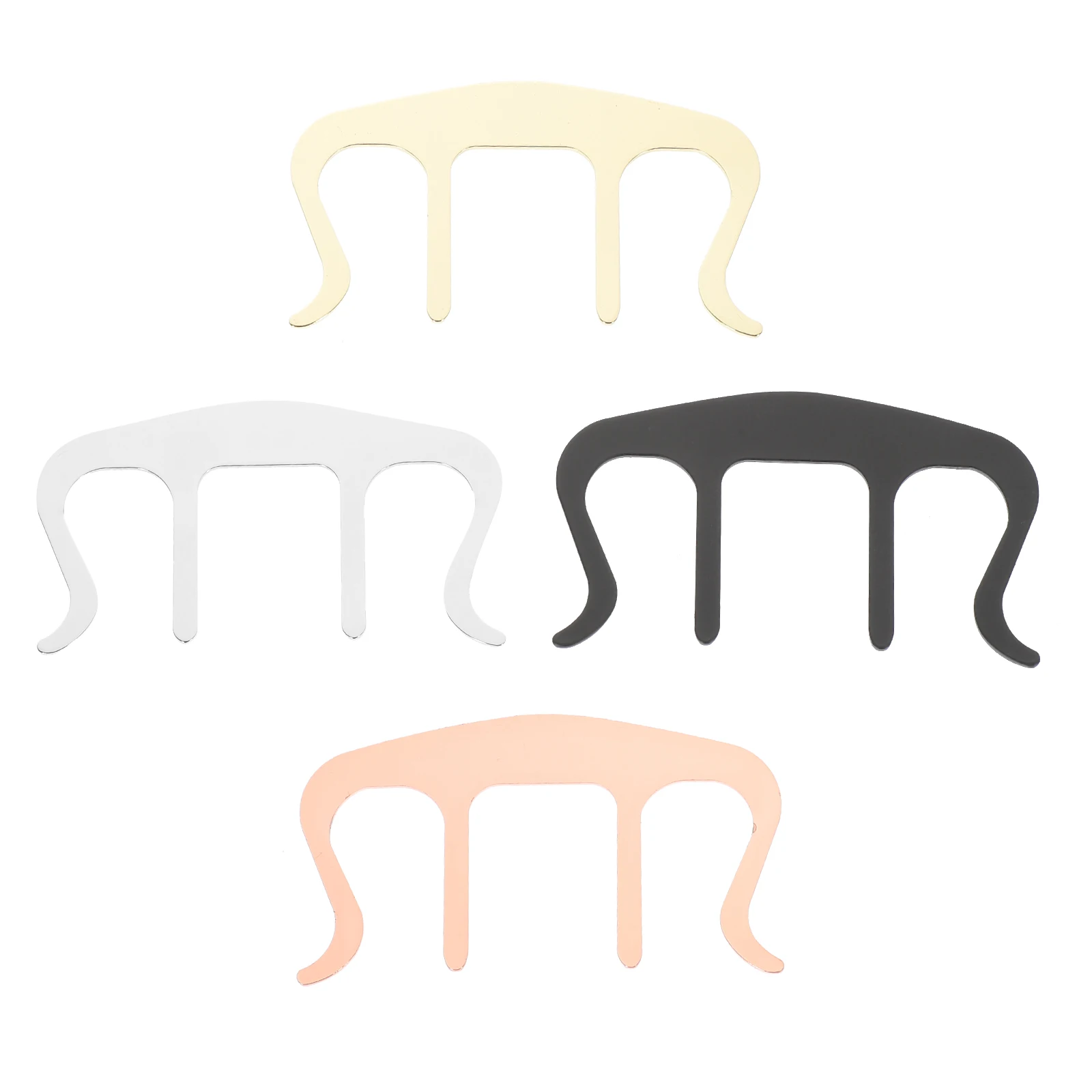 4 قطعة M البيانو الغيتار حامل كتب معدني ورقة كتاب معدنية صفحة البيانو M على شكل ورقة الموسيقى لمشبك صفحة الموسيقى #3