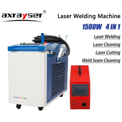 4 in 1 Laser Welding Machine 1500w with BWT Laser Souce & SUP Handheld Welding Gun Welding Cleaning Cutting Soldering Machine