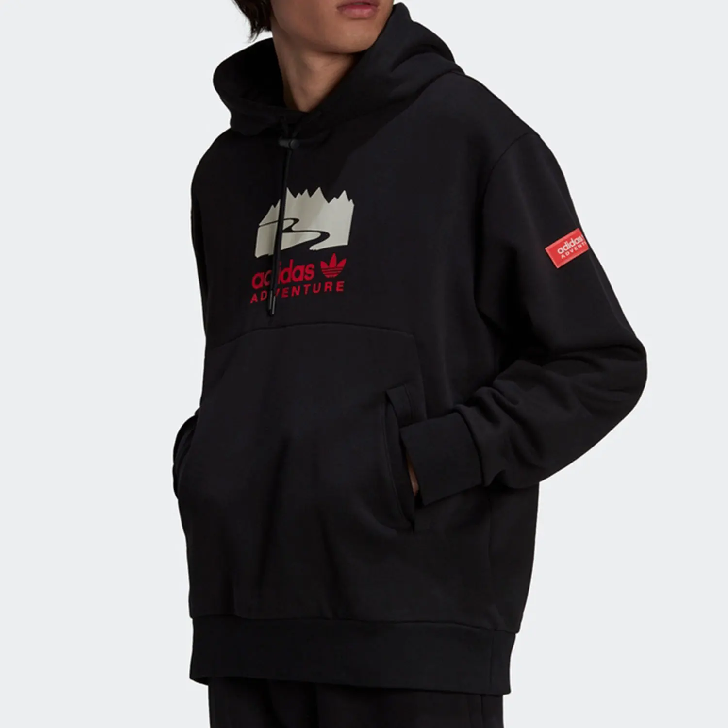 

Adidas натуральная клевер новая мужская толстовка с капюшоном для спорта и отдыха H09060