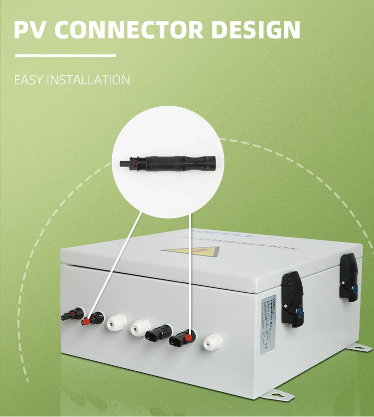 USFULL Solar  Array Cabinet DC Solar PV Combiner Box PV Junction Box for Solar Panels