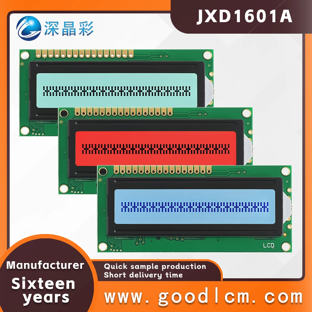 supply high strength character screen Russian langu dot matrix LCD display screen JXD1601A FSTN/STN LCM display module 3.3V/5.0V